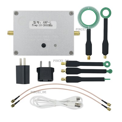 EMC EMI Test Passive Near Filed Probe Kit W/Preamplifier AMP-L Module 10MHz-3GHz
