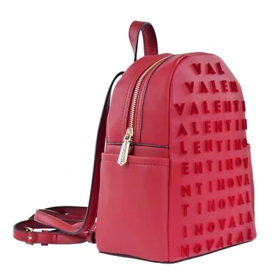 VALENTINO BAGS Concorde Sac À Dos Pour Femmes Sac À Dos Sac À Main Rouge NEUF - Photo 1/4