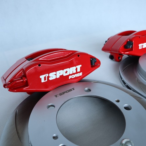 TTSPORT CALIPER + BRAKE ROTOR 290MM UPGRADE BOLT-ON KIT fits SUZUKI JIMNY - RED - Picture 9 of 10