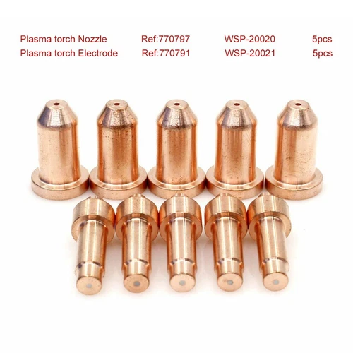 10pcs 770791/770797 Plasma Electrode Tips 40A For Hobart 40i,XT12R,XT30R,XT40R - Picture 1 of 1