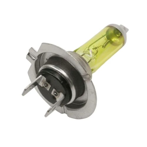 AMPOULE LAMPE H7 + H1 100W JAUNE YELLOW 3000K HALOGENE POUR FEU PHARE XENON 12V - Picture 4 of 18