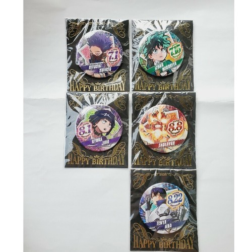 My Hero Academia Birthday 2020 Acrylic Badge Complete Set15 New Anime Japan - Picture 4 of 4
