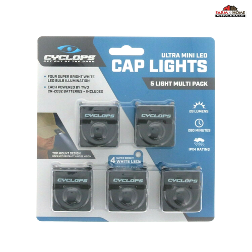 Cyclops Clip On Headlamp Hat Light 