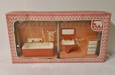 Frade Furniture Wood And Plastic Bathroom For Dolls Vintage 70s