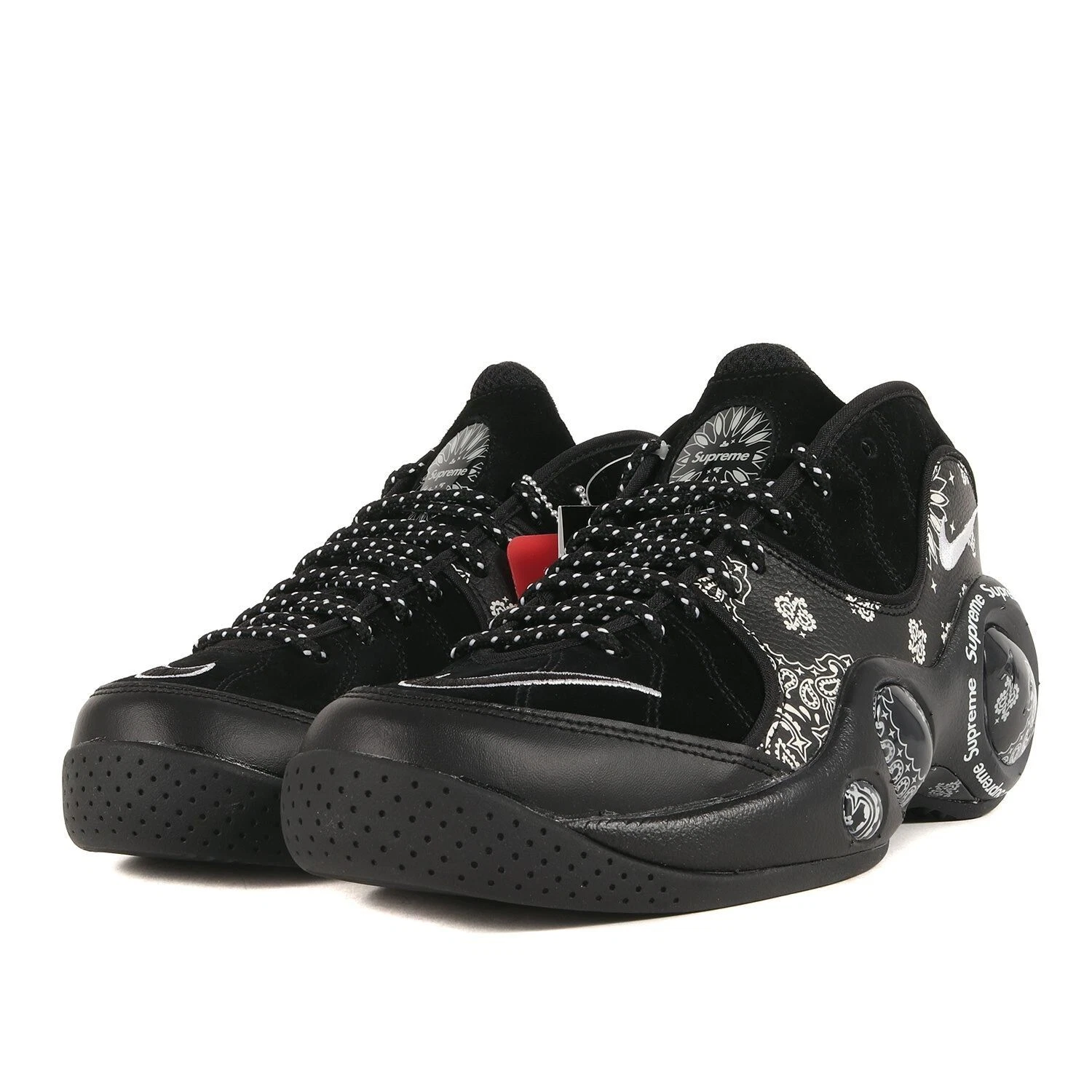Supreme × Nike Air Zoom Flight 95 SP DJ8604 001 Noir/Blanc Homme [US6 12] Neuf