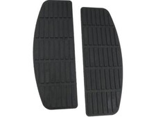 CCE Moto Motorcycle Motorbike Retangular Floorboard Replacement Pads Black