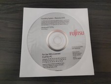 Windows 10 Pro 64 Bit 2015 - Fujitsu OS - Recovery DVD No Key