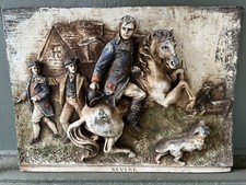 Vintage Finesse Originals Paul Revere on Horseback 22”x 30” Wall Plaque