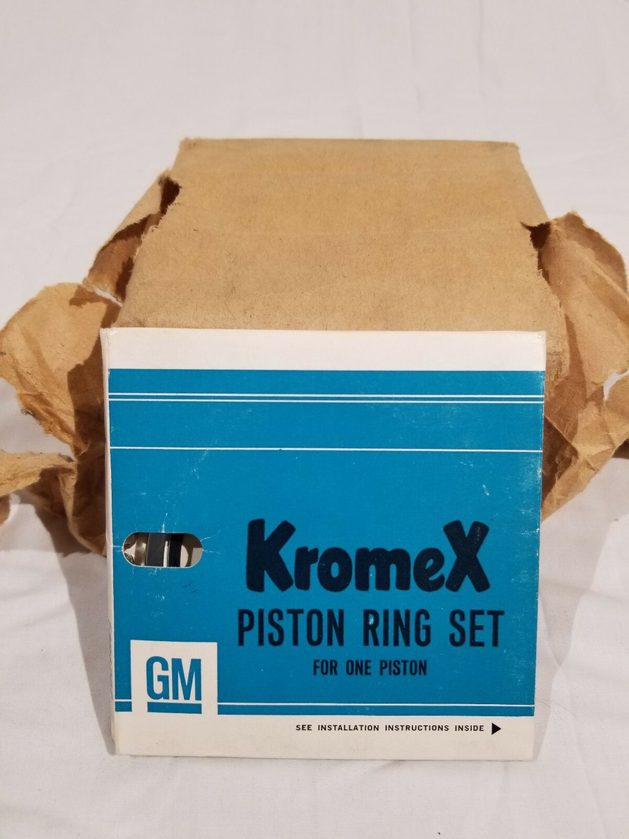 Brand New Set GM 1394202 KromeX Low-Tension Piston Rings - 1970
