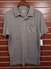 Old Navy Men's Polo Shirt Pocket Tee Tri-Blend Jersey Tan Medium NWT