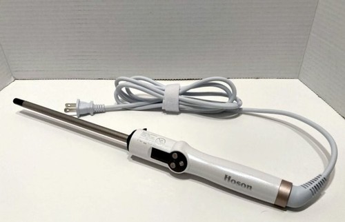 Hoson Ceramic Tourmaline Curling Wand Digital Professional Dual Voltage 3/8" - Picture 1 of 9