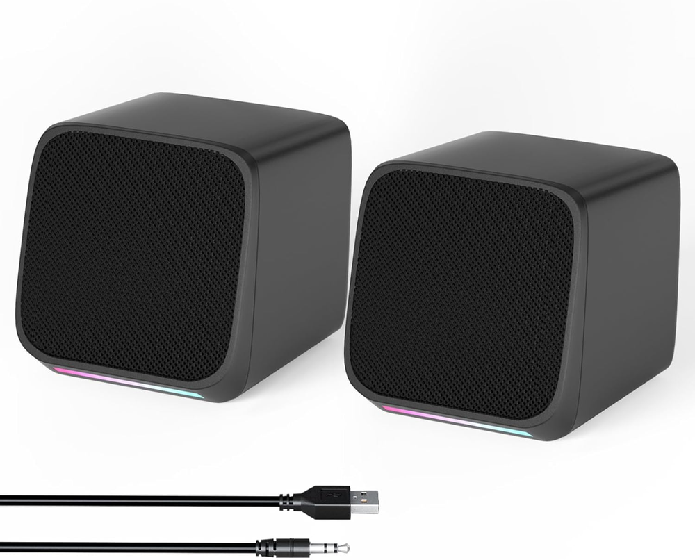Computer Speakers,Computer Speakers for Desktop Pc,Desktop Speakers,Small Comput
