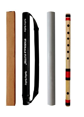 Stardeals Flutes C Sharp 6 Hole Bamboo Flute With Free Flute Bag 17inch in stock