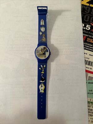 MADE IN CHINA DISNEY'S BEAUTY AND THE BEAST DIGITAL  BLUE WATCH #0866 Read Descr