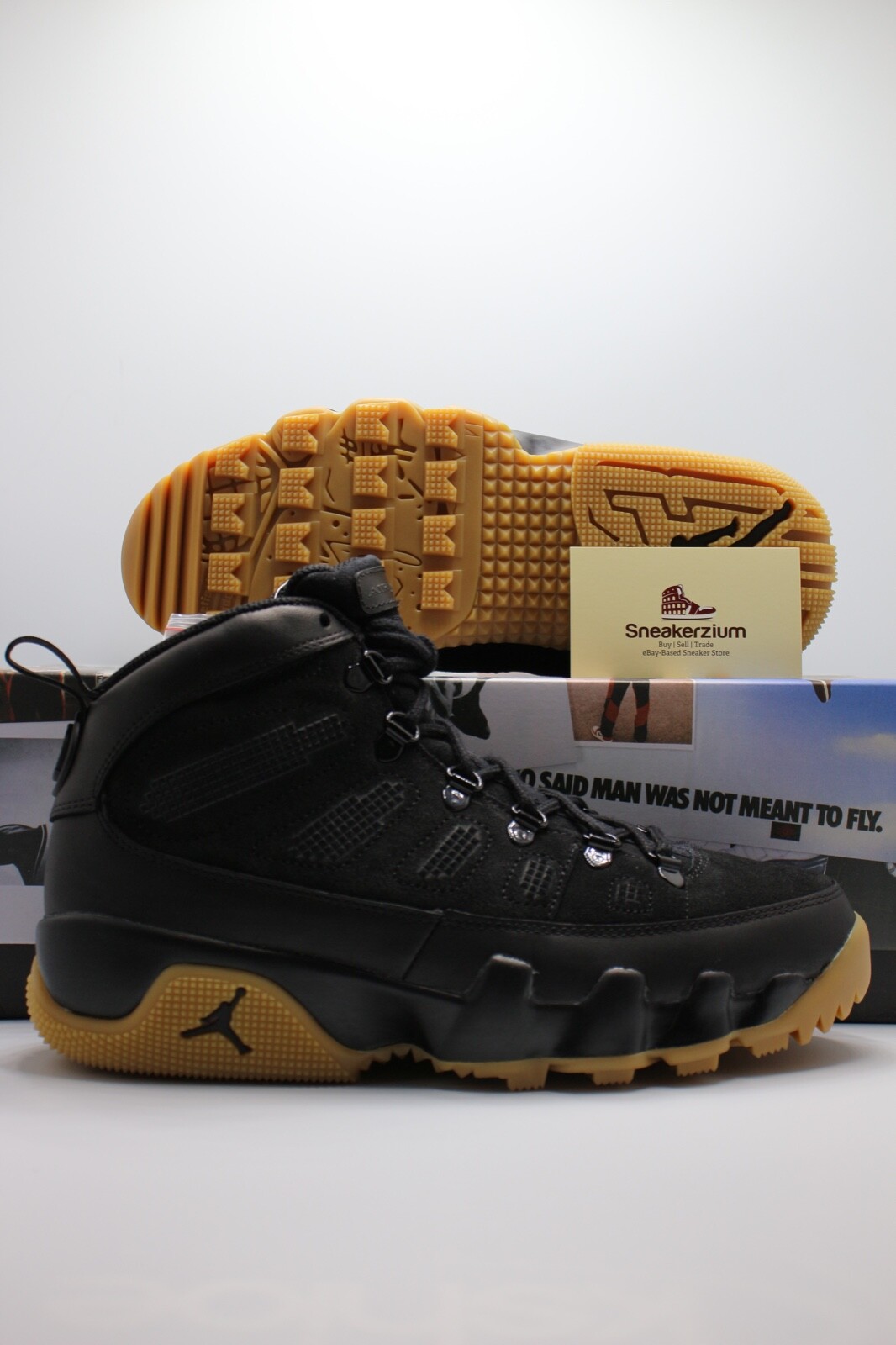 Personas mayores educar romántico Nike Air Jordan 9 Retro Boot NRG Black/Gum Light Brown AR4491-025  Men&#039;s Sizes | eBay