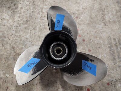 ALUMINUM 14 1/2'' X 19P SOLAS PROPELLER, 14.5 X 19, YAMAHA SUZUKI, P7463