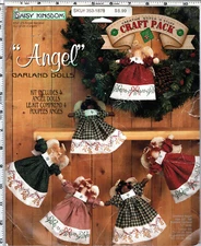 "Angel"  Garland Dolls ©1996 Daisy Kingdom Fabric Panel Kit # 32125