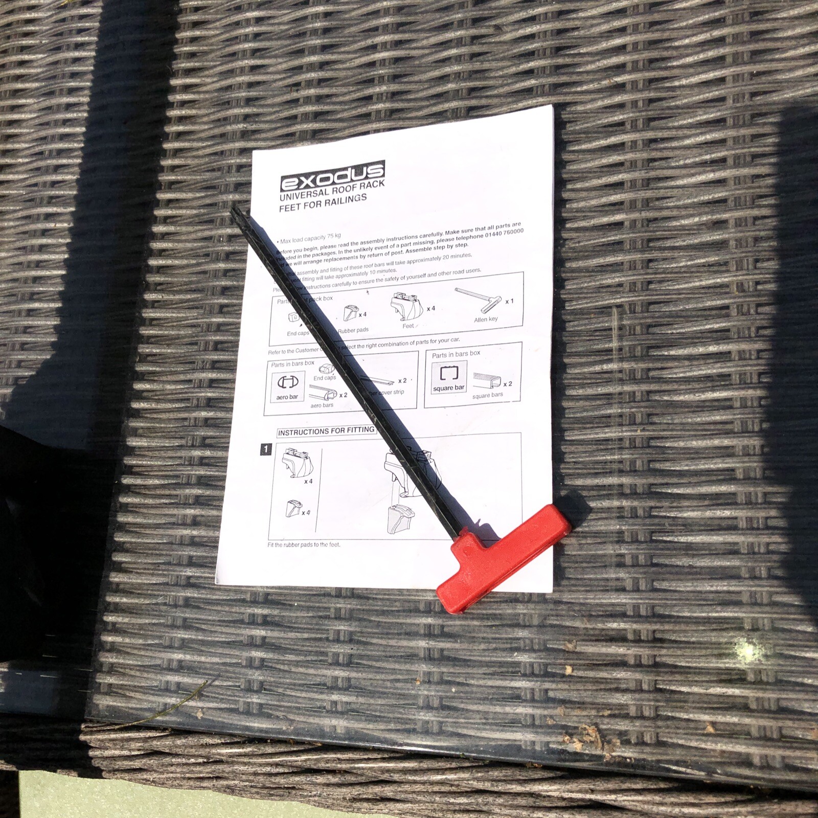 Halfords Exodus Universal Roof Bars eBay