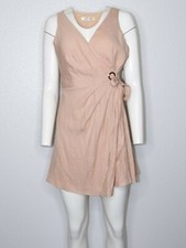 Saints Secrets Large Tie Wrap Dress Neutral Beige Skirt Womens Clothing