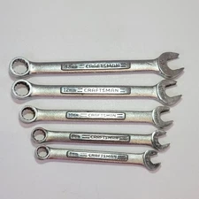 Lot of 5 Craftsman -VV- Series 12 Point Combination Wrench8, 9, 10, 12, 13mm