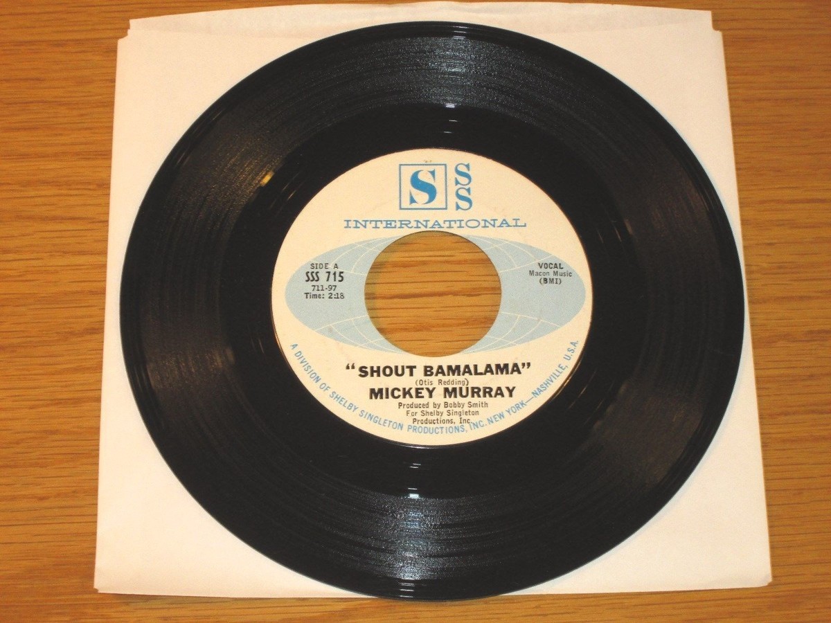 Nine Black Aps  Shot Down  7㌅レコード SOUL 45 RPM - MICKEY MURRAY - SSS INTERNATIONAL 715