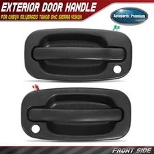 2x Upgraded Metal Outside Handle for Chevy Silverado 1500 GMC Sierra 1500 Front