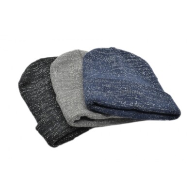 Glitzernde Winter Glitzer Mütze Erwachsene Damen Herren aus Baumwolle und Acryl