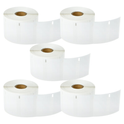 5 Rolls Multipurpose Labels White Compatible for Dymo LabelWriter 30334 320 330