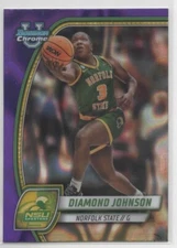2024-25 Bowman U Chrome Diamond Johnson Purple Lava # 86