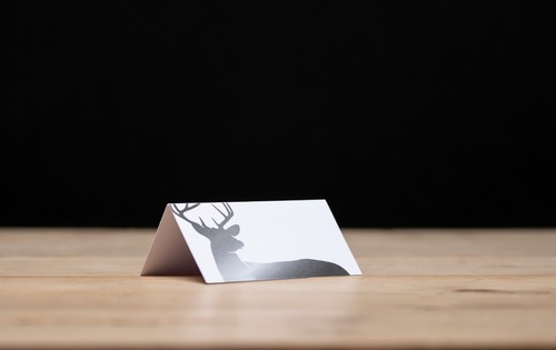 Table Name Place Cards Blank -ideal for Xmas or special occasion dining -50pk - Picture 2 of 3