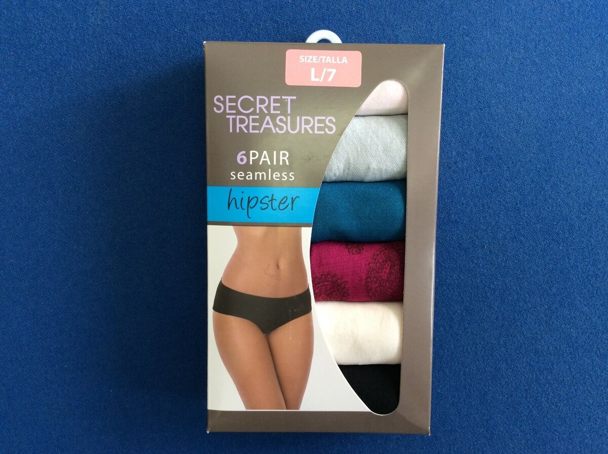 Secret Treasures Seamless Women's Brief Panties, 6-Pack 