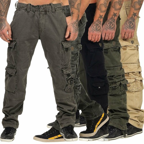 Jet LAG Men's Cargo Pants Mens Trousers 