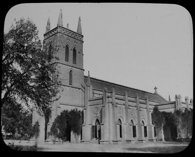 ST JOHNS CATHEDRAL OUTSIDE PESHAWAR PAKISTAN C1900 PHOTO Magic Lantern Slide