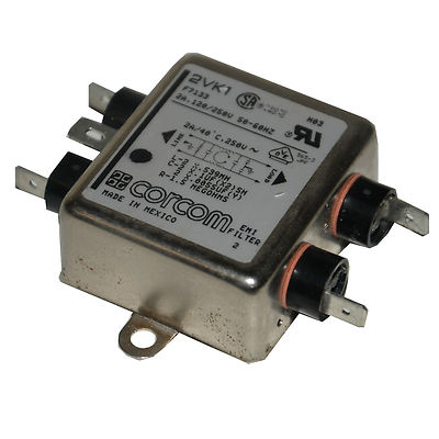 2VK1 Corcom 120/250V 50/60Hz EMI Filter --SA | eBay