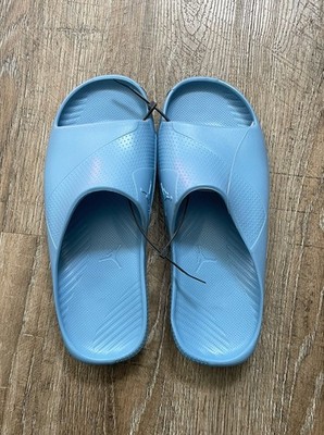 Nike Jordan Mens Post Slide Sandal Chambray Blue Sz 7 DX5575-400