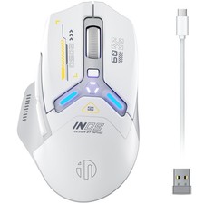 IN9 Wireless Gaming Mouse, True Tri-Mode Bluetooth/Type-C Wired/2.4G Wireless...