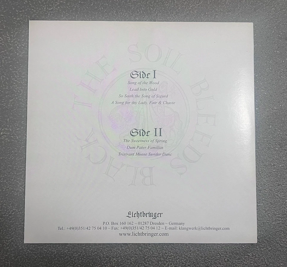 The Soil Bleeds Black Lot of (2) Records TMLHBAC Blood Axis Death In June Sophia - Image 4 of 4