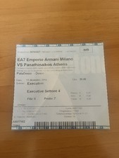 Milano-panathinaikos Athens 2014/15 Cup Basketball Ticket(greece,Serbia,usa)