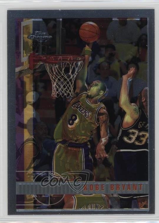 1997-98 Topps Chrome Kobe Bryant #171 HOF 08m7