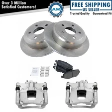 Rear Brake Pad & Rotor Kit Fits 2007-2017 Jeep Wrangler 2018 Wrangler JK