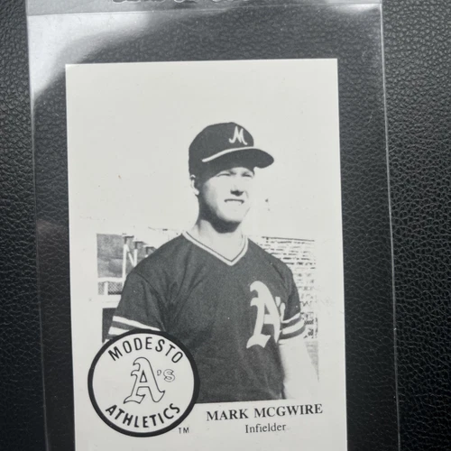 1985 Sequoia Chong Enterprises MARK MCGWIRE Modesto A's Rookie Minor Lg Card #17