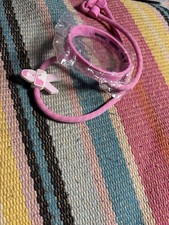 Phiten Rakuwa MLB Pink Ribbon Breast Cancer Baseball Titanium Necklace Bracelet