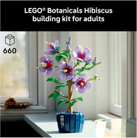[ BIG SALE ] LEGO Botanicals Hibiscus Flower Building Set 10372