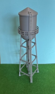 Spur 00 1:76 Schwerkraft Wasserturm Modelleisenbahn Landschaft Industriegebäude