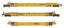 Walthers Mainline 910-55832 HO Scale NSC 3-Unit Well Car RTR TTX 786947