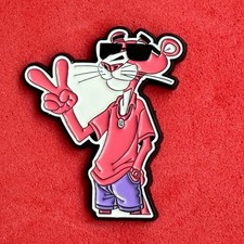 Pin, Badge, Anstecker, Cartoon, Pink Panther, Der Rosarote Panther