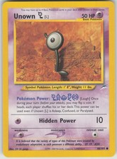 Pokemon TCG Unown [L] Common Neo Destiny 086/105
