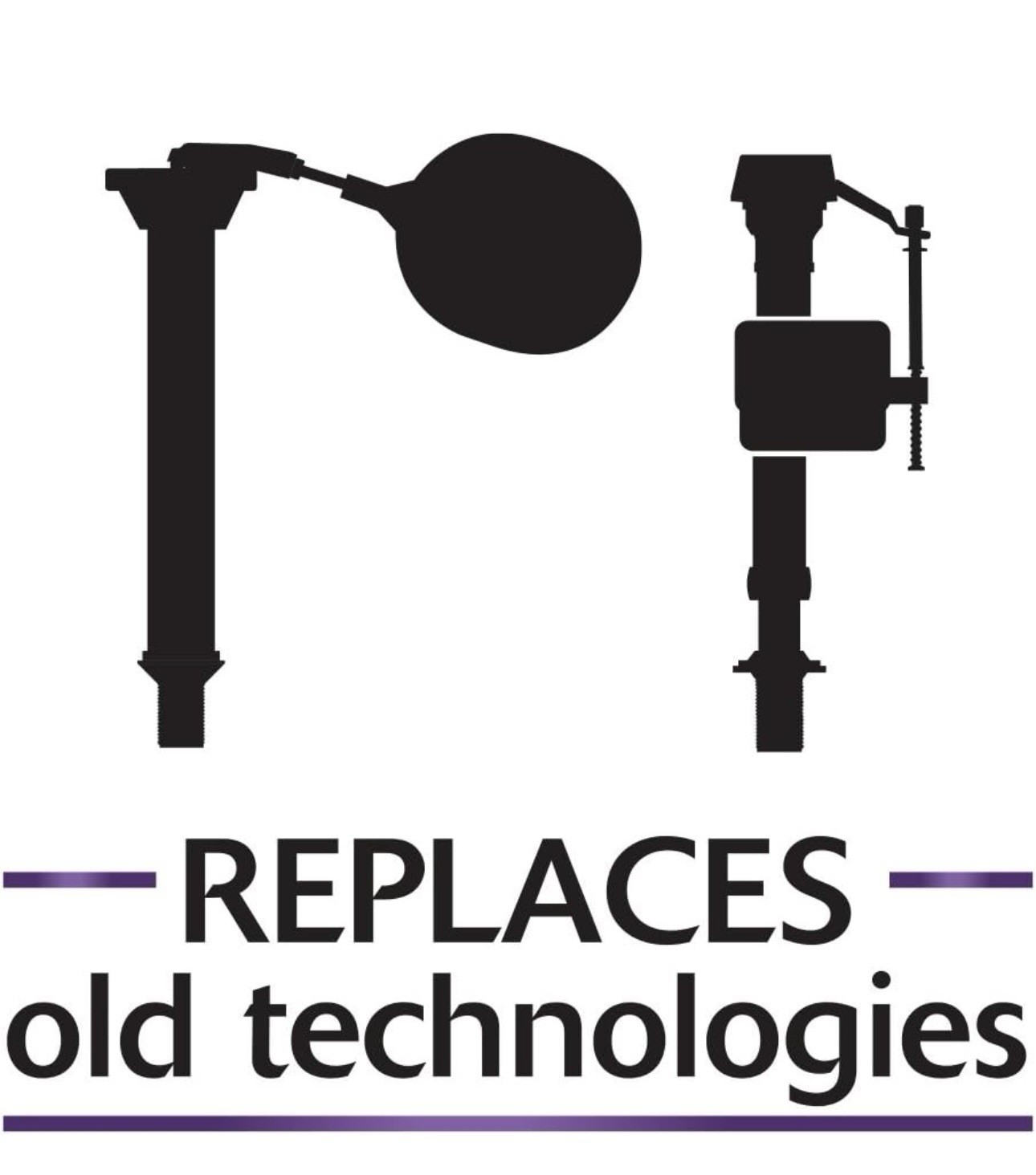 Korky Universal Complete 4010 Toilet Repair Kit - Fill/Flush Valve - Bowl Gasket