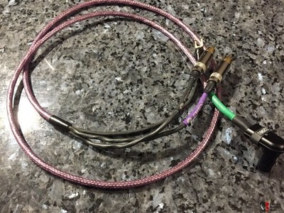 Nordost Frey Tonearm cable 5-pin angled DIN to RCA (4 ft in Lengh)