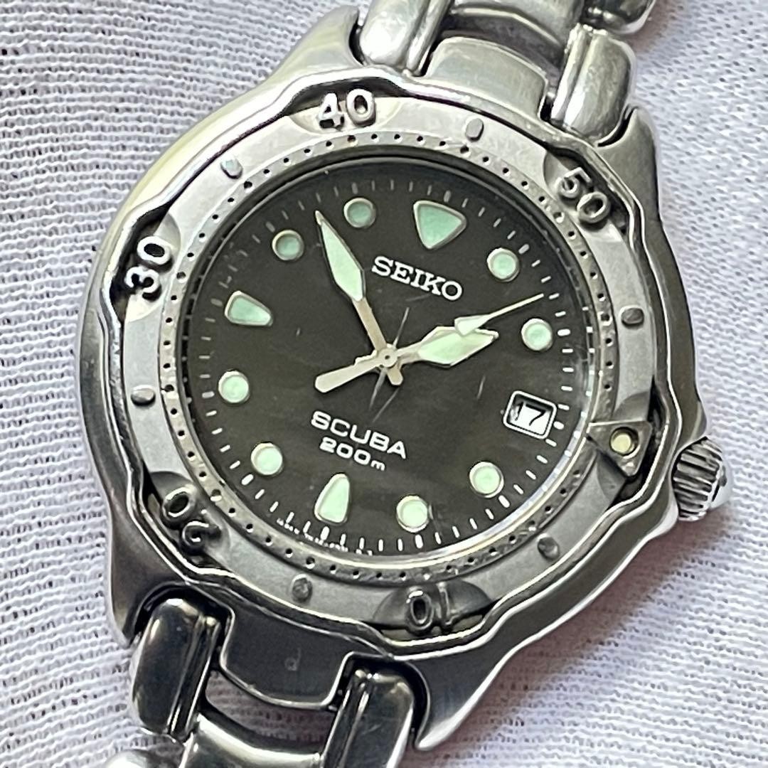 SEIKO TITANIUM SCUBA 7N35-6030 ダイバーズウォッチ SEIKO TITANIUM SCUBA 7N35-6030 ダイバーズウォッチ メンズ